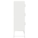 vidaXL Highboard White 68x39x123 cm Oceľ – Obrázok 7