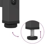 vidaXL Vysoká skrinka čierna 68x39x111,5 cm oceľ – Obrázok 9