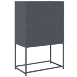 vidaXL Highboard Antracit 68x39x107 cm Oceľ – Obrázok 8