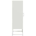 vidaXL Highboard White 36x39x123 cm Oceľ valcovaná za studena – Obrázok 6