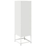 vidaXL Highboard White 36x39x123 cm Oceľ valcovaná za studena – Obrázok 8