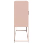 vidaXL Komoda ružová 100,5x39x107 cm oceľ valcovaná za studena – Obrázok 7