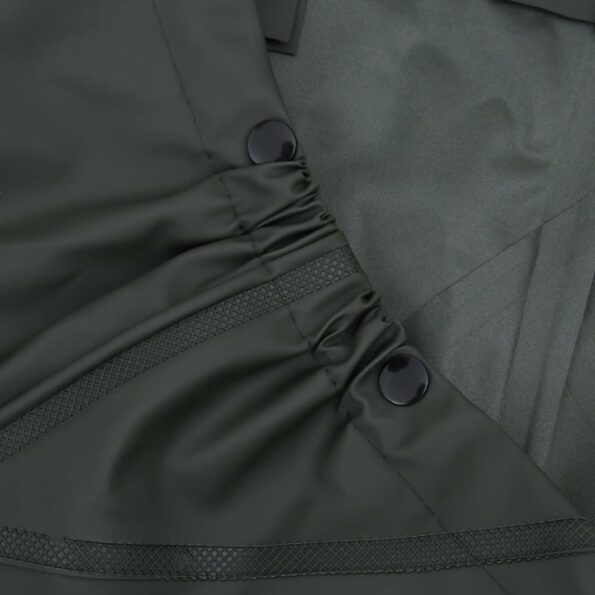 VidaXL Prsné topánky s čižmami tmavozelené, veľkosť 43 – Obrázok 6