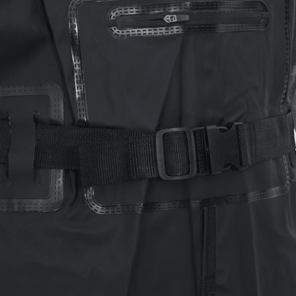 VidaXL hrudné brodiace topánky s čižmami opaskom čierna veľkosť 38 – Obrázok 6