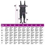 VidaXL hrudné brodiace topánky s čižmami opaskom čierna veľkosť 43 – Obrázok 10