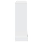 vidaXL Obloženie krbu biele 100x30x87,5 cm kompozitné drevo – Obrázok 5
