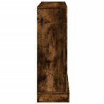 vidaXL Obloženie krbu dymový dub 100x30x87,5 cm kompozitné drevo – Obrázok 5