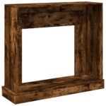 vidaXL Obloženie krbu dymový dub 100x30x87,5 cm kompozitné drevo – Obrázok 6