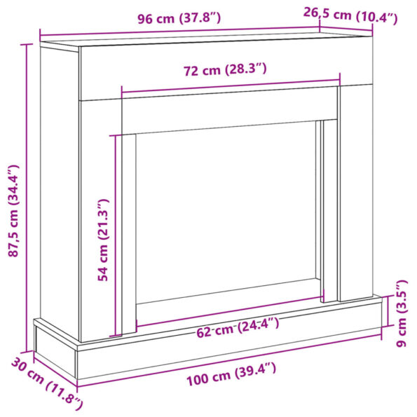 VXL8721158388544_g_en_hd_7.jpg vidaXL Obloženie krbu dymový dub 100x30x87,5 cm kompozitné drevo – Obrázok 9