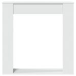vidaXL Obloženie krbu biele 100x20x100 cm kompozitné drevo – Obrázok 4