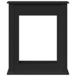 vidaXL Obloženie krbu čierne 75x20x87,5 cm kompozitné drevo – Obrázok 4