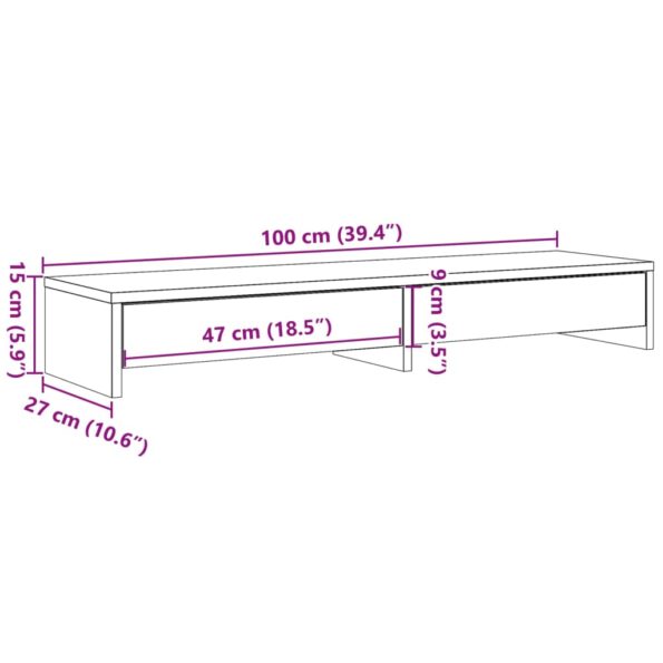 VXL8721158389596_g_en_hd_8.jpg vidaXL Stojan na monitor a zásuvky čierny 100x27x15cm masívna borovica – Obrázok 10
