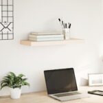 vidaXL Plávajúca polica 60x23,5x4 cm, kompozitné drevo