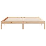 vidaXL Extra dlhá posteľ bez matraca 160x210 cm masívna borovica – Obrázok 4