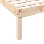 vidaXL Extra dlhá posteľ bez matraca 160x210 cm masívna borovica – Obrázok 7