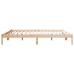 vidaXL Extra dlhá posteľ bez matraca 180x210 cm masívna borovica – Obrázok 5