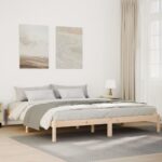 vidaXL Extra dlhá posteľ bez matraca 180x210 cm masívna borovica