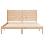 vidaXL Extra dlhá posteľ bez matraca 140x210 cm masívne drevo – Obrázok 4