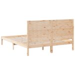 vidaXL Extra dlhá posteľ bez matraca 140x210 cm masívne drevo – Obrázok 6
