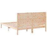 vidaXL Extra dlhá posteľ bez matraca 140x220 cm masívne drevo – Obrázok 6