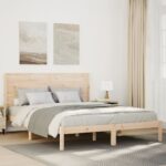 vidaXL Extra dlhá posteľ bez matraca 140x220 cm masívne drevo