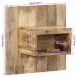 vidaXL Nočná skrinka 50x27x50 cm Masívne hrubé drevo Mango – Obrázok 10