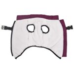 vidaXL Psí kabát s postrojom vodeodolná reflexná fialové XL – Obrázok 3