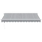 vidaXL Automaticky zaťahovacia markíza antracit a biela 350x250 cm – Obrázok 3