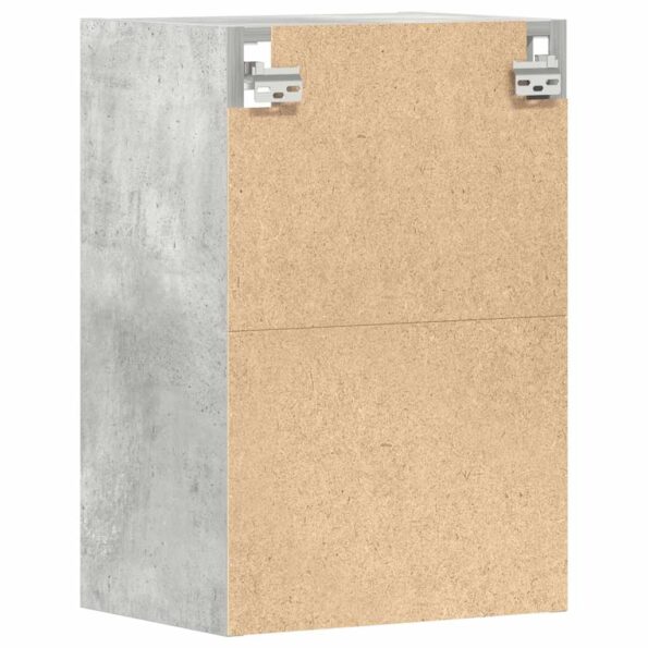 vidaXL závesná skriňa betónová sivá 40x29,5x60 cm konštruované drevo – Obrázok 6