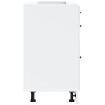 vidaXL Kuchynská spodná skrinka Lucca, lesklá biela, kompozitné drevo – Obrázok 6