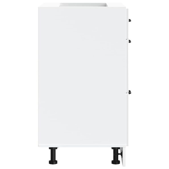 vidaXL Kuchynská spodná skrinka Lucca, lesklá biela, kompozitné drevo – Obrázok 6