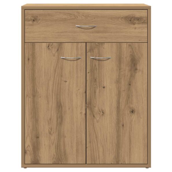 vidaXL Komoda dub artisan 60x30x75 cm kompozitné drevo – Obrázok 4