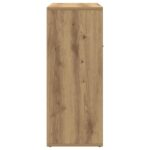vidaXL Komoda dub artisan 60x30x75 cm kompozitné drevo – Obrázok 6