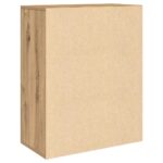 vidaXL Komoda dub artisan 60x30x75 cm kompozitné drevo – Obrázok 7