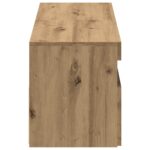 vidaXL TV skrinky s LED svetlami 2 ks dub artisan kompozitné drevo – Obrázok 9