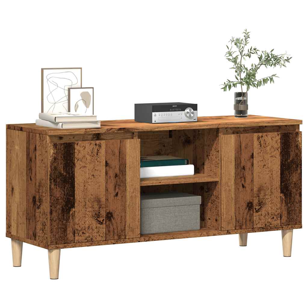 VXL8721158438416_m_en_hd_1.jpg vidaXL TV skrinka lesklá staré drevo 102x35x50 cm spracované drevo – Obrázok 1