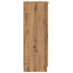 vidaXL Botník dub artisan 29,5x35x100,5 cm kompozitné drevo – Obrázok 5