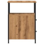 vidaXL Nočné stolíky 2 ks dub artisan 34x35,5x50 cm kompozitné drevo – Obrázok 6