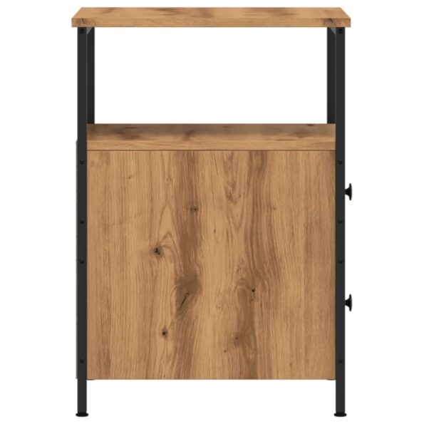 vidaXL Nočné stolíky 2 ks dub artisan 34x35,5x50 cm kompozitné drevo – Obrázok 6