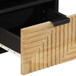 VidaXL TV skrinka Hnedá 70x33x46 cm Masívne drevo Mango – Obrázok 7