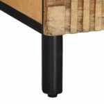 VidaXL TV skrinka Hnedá 70x33x46 cm Masívne drevo Mango – Obrázok 8