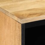 VidaXL TV skrinka Hnedá 80x31,5x46 cm Masívne drevo Mango – Obrázok 7