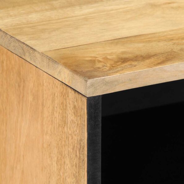 VidaXL TV skrinka Hnedá 80x31,5x46 cm Masívne drevo Mango – Obrázok 7