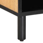 VidaXL TV skrinka Hnedá 80x31,5x46 cm Masívne drevo Mango – Obrázok 9