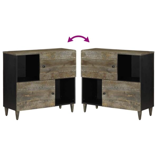 VidaXL Príborník 80x33x75 cm Masívne drevo Mango – Obrázok 10