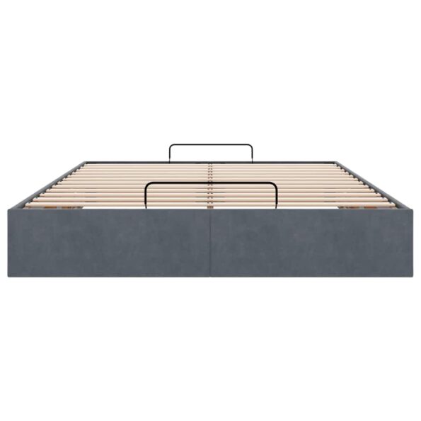 VXL8721158457493_g_en_hd_3.jpg vidaXL Osmanský rám postele bez matraca Tmavosivá 140x190 cm Zamat – Obrázok 5
