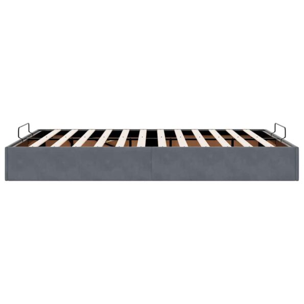 VXL8721158457493_g_en_hd_4.jpg vidaXL Osmanský rám postele bez matraca Tmavosivá 140x190 cm Zamat – Obrázok 6