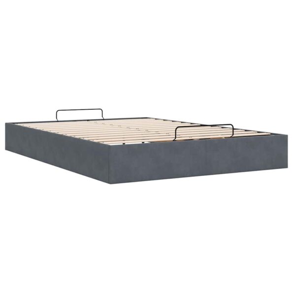 VXL8721158457493_g_en_hd_5.jpg vidaXL Osmanský rám postele bez matraca Tmavosivá 140x190 cm Zamat – Obrázok 7