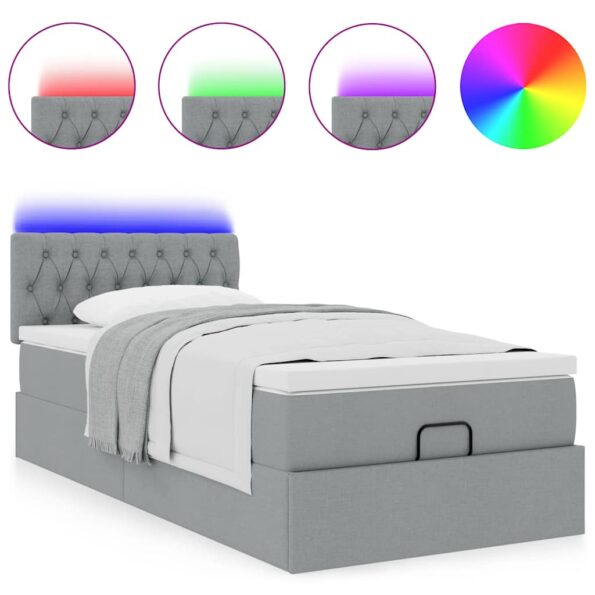 VXL8721158471543_a_en_hd_1.jpg vidaXL Osmanská posteľ s matracom svetlosivá 100x200 cm látka – Obrázok 2