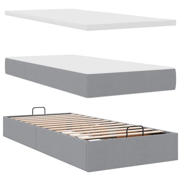 VXL8721158471543_g_en_hd_5.jpg vidaXL Osmanská posteľ s matracom svetlosivá 100x200 cm látka – Obrázok 7